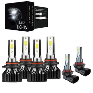For Chevrolet Silverado 3500 2003-2006 6x LED Headlight Kit Bulbs Hi/Lo Fog Beam - Picture 1 of 11