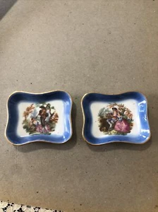 M & R Made In France Small Plates 3" x 2 1/4" - Picture 1 of 4