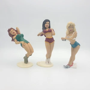 3x Animadora morena soporte para lata de cerveza de soda Ganz Bottoms Up Demars vintage - Imagen 1 de 15