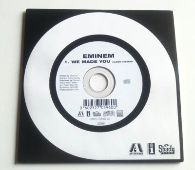 Eminem - We Made You (Trendsingle) - CD Single - 2009- Hip Hop 1TR cardsleeve CD - Photo 1/3