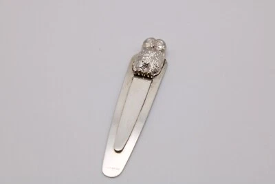 Sterling silver owl bookmark - Immagine 1 di 4