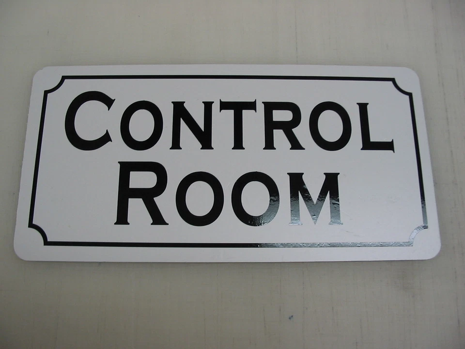CONTROL ROOM Metal Sign 4 Community Play House Theater Drama Class - Image 1 of 1