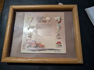 vintage disny pin set (adventures of ichabod & mr toad character head set) - Picture 1 of 11