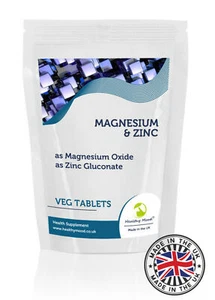Magnesium Oxide with Zinc Gluconate Tablets Pack of 30 - Picture 1 of 3