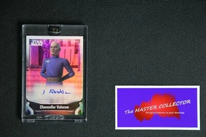 💎2021 TOPPS STAR WARS SIGNATURE IAN RUSKIN CHANCELLOR VALORUM AUTO 💎 - Picture 1 of 2
