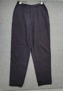 VTG Bugle Boy Pants Mens 33L Black Pleated Front Casual Baggy Y2K 30x31 Work  - Picture 1 of 16