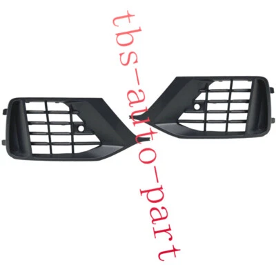 LH&RH Side Front Bumper Fog Light Cover For Audi Q8 Base 2019-2023 — 第 1/4 张图片