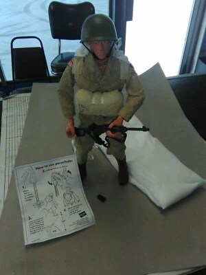 1/6 HASBRO 101ST PARACAIDISTA AEROTRANSPORTADO CON PARACAÍDAS COMPLETO DRAGÓN BBI HECHO 21 WW2 Foto 1 de 4