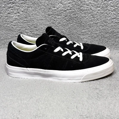 匡威 Converse One Star CC Pro 低帮女式 8.5 码运动鞋黑色皮革 — 第 1/4 张图片