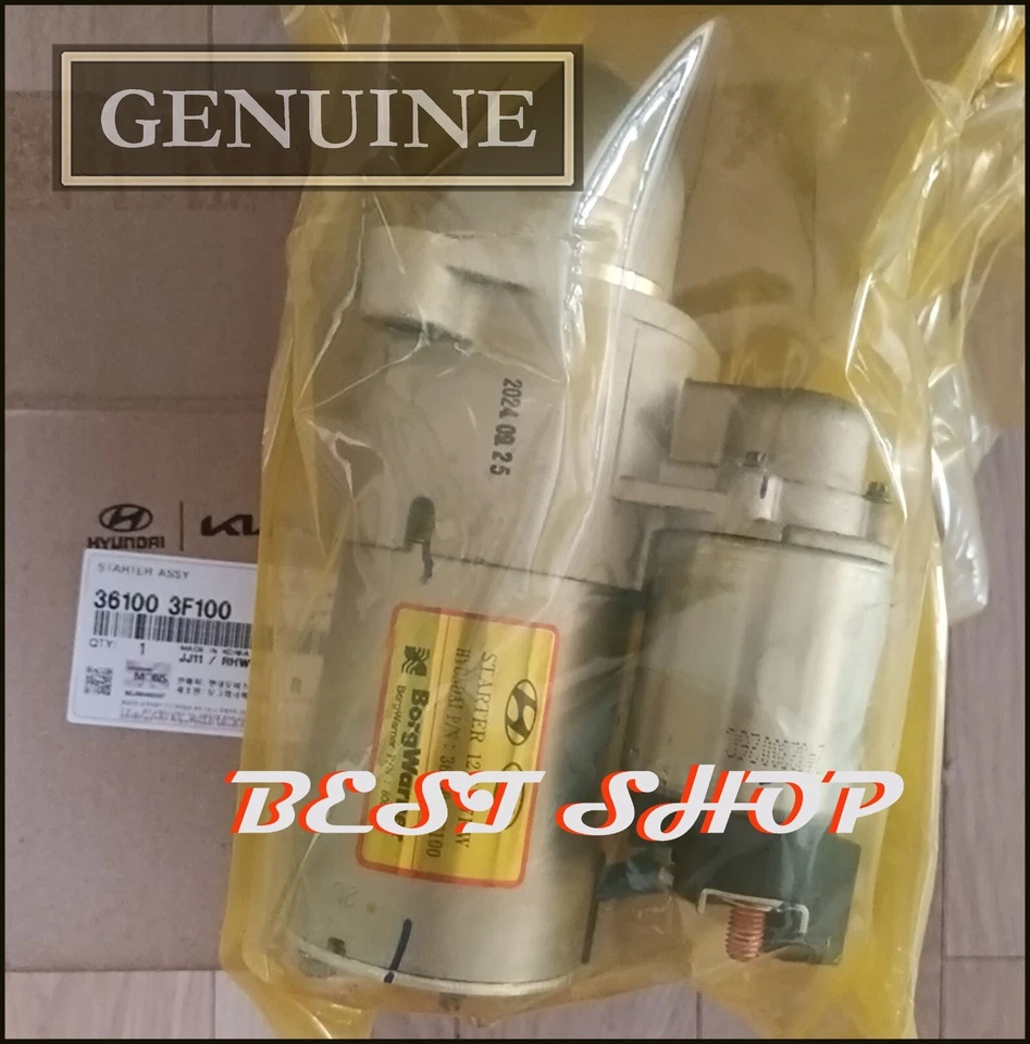 361003F100 CONJUNTO DE ARRANQUE GENUINO para Hyundai Genesis 07-13, Kia Borrego 08-12/alimentación Foto 1 de 1