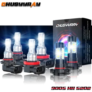 For Chevy Colorado 2015-2022 Combo 6x LED Headlights High Low + Fog Light Bulbs - Picture 1 of 13