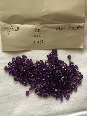 Amethyst Stones - Oval (Lot - 235 pcs.) - Image 1 of 2