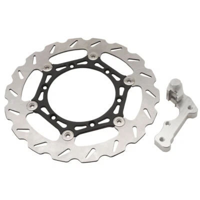Kit de rotor de freno flotante Tusk Typhoon de gran tamaño, delantero 320 mm para Kawasaki KLR650 Foto 1 de 2