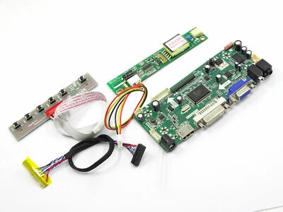 New Kit For LTN156AT30 HDMI+DVI + VGA + Audio LCD lvds Controller Driver Board - Image 1 of 4