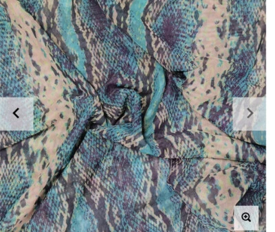 Tela de vestir con red eléctrica impresa de 1 m 58"" Foto 1 de 2