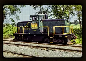 Railroad Slide 1977 Black River y Western General Electric 65 toneladas 7079 NJ - Imagen 1 de 4