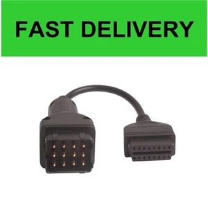 12 pin Renault cable to 16 pin OBD/OBD2 adapter cable For Delphi, AUTOCOM, CDP - Picture 1 of 4