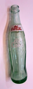 Old 1980's Empty Diet Coca Cola Coke Green Glass Vintage 10 oz Soda Pop Bottle - Picture 1 of 2