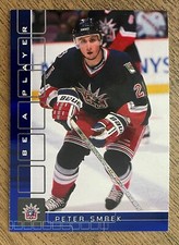 2001-02 BAP SAPPHIRE Hockey Memorabilia #200 - Peter Smrek / 100 ROOKIE (Rangers)