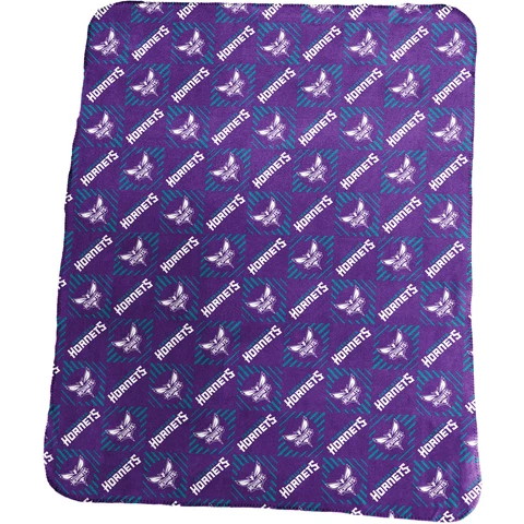 Charlotte Hornets 60'' x 50'' Repeat Pattern Lightweight Throw Blanket Cover