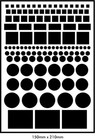 Dr Zzeds 123 LED Light Blocking Dims Electronics vinyl stickers bezel xbox block