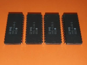 4x HM3-6116-5 Estático CMOS RAM 2K x 8 DIP-24 MHS Semiconductor - Imagen 1 de 4