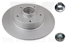 2x Brake Discs Pair Solid fits RENAULT FLUENCE L3 1.6D Rear 2014 on 260mm Set NK