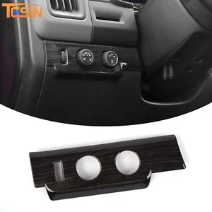 Cubierta de interruptor de faros de madera negra decoración para Chevy Colorado GMC Canyon 14-22 - Imagen 1 de 13