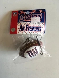 NFL New York Giants Football Air Freshener - Quantity 2 - Picture 1 of 1