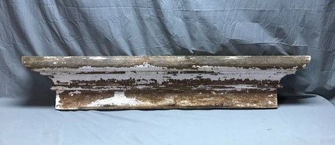 Large Antique Window Door Top Pediment Old VTG Shabby Victorian Chic 1898-22B Cover
