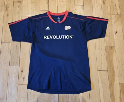 2013 Adidas NEW ENGLAND REVOLUTION Team MLS Soccer Jersey Kit Youth XL - Image 1 of 4