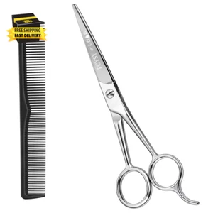Haircut Scissors - Professional Hair Stylist Kit with Comb Set for Men & Women ⭐ - Picture 1 of 7