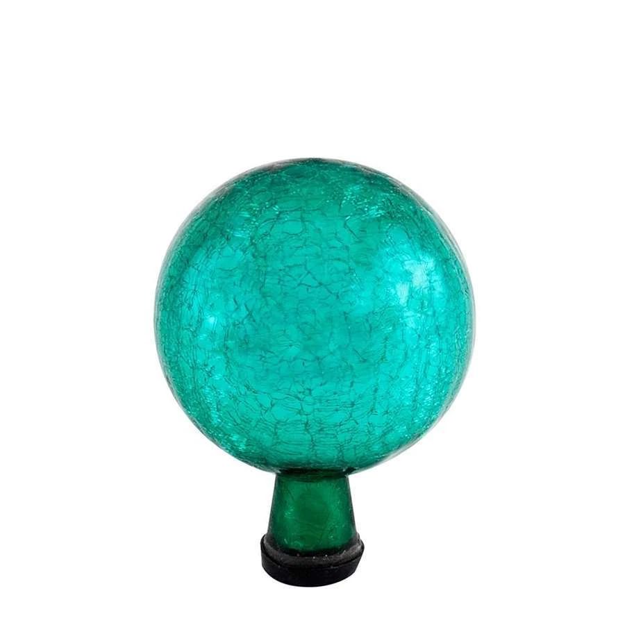 ACHLA 6" Gazing Globe, Emerald Green, Crackle - G6-EG-C - Image 1 of 1