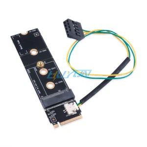 Adaptador M.2 A+E Key To M.2 Key M SSD Port PC Wifi para Intel wifi 6E AX210 AX200 - Imagen 1 de 7