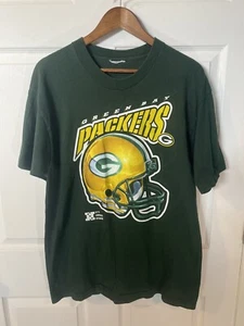 Vintage Green Bay Packers T Shirt  Single Stitch Size Large - Picture 1 of 6