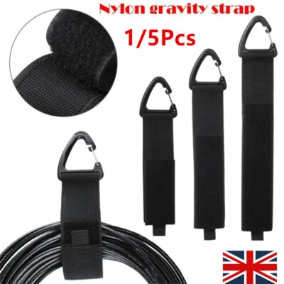 1/5Pcs Extension Cord Holder Hook Storage Straps Handles Cable Hose Organizer, - Image 1 of 4
