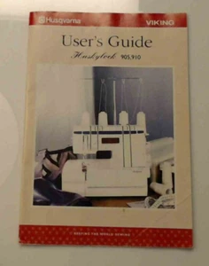 905/910 HUSQVARNA VIKING SERGER INSTRUCTION MANUAL / GUIDE / WORKBOOK - Picture 1 of 5