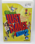 JUST DANCE KIDS 2 GAME FOR NINTENDO Wii, GAME DISC, CASE, MANUAL, 40+ SONGS
