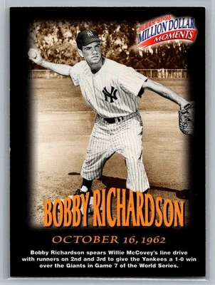 1997-98 Fleer Million Dollar Moments #27 Bobby Richardson - Image 1 of 2