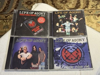 LIFE OF AGONY (4 Compact Disc Lot)/OOP/Rare/Promo/Import/CD’s Used & Very Good++ - Image 1 of 4