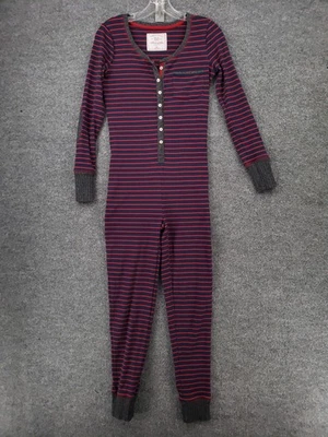 Abercrombie & Fitch Pijama de Una Pieza Mujer XS Púrpura Ropa de Dormir Colección Rayas Foto 1 de 4