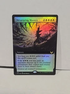 Devastating Mastery (Extended Art) Strixhaven: School of Mages Foil - Picture 1 of 2