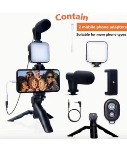 Kit Vlogging,Kit de Démarrage,Kit Vlogging pour iPhone,Kit Youtuber Contenu Débutant... - Photo 1 sur 3