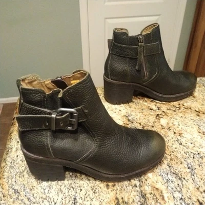 Mujeres Caterpillar Tilly Botines Cuero P309013 Oliva Botín Talla 7 Foto 1 de 4