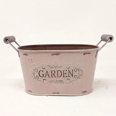 Pflanztopf Zink Jardiniere Garden altrosa L. 23cm CreaFlor Home - Bild 1 von 4