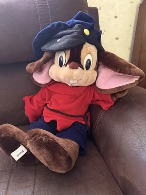 Muñeca de peluche vintage 1986 Fievel Goes West An American Tail 22" ratón Sears medieval Foto 1 de 3