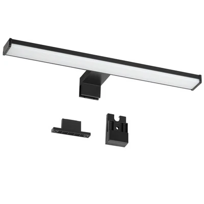 B-Ware LED Spiegelleuchte Bad 3 in 1 schwarz 8W 3000K 40cm Spiegellampe 230V - Bild 1 von 4