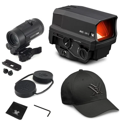 VORTEX AMG UH-1 Gen II Holographic Sight with Micro 3X Magnifier & FlexFit Cap