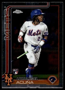 Topps 2025 Topps Chrome Luisangel Acuña New York Mets - Picture 1 of 2