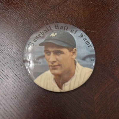 LOU GEHRIG New York Yankees 1978 Sports Photo Pin Hall of Fame - Image 1 of 4